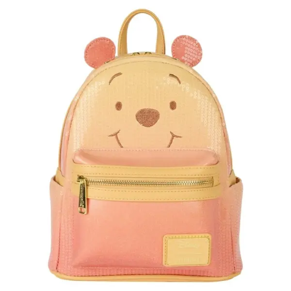 Winnie l' ourson - Mini sac à dos Winnie l' ourson paillettes scintillantes by Loungefly