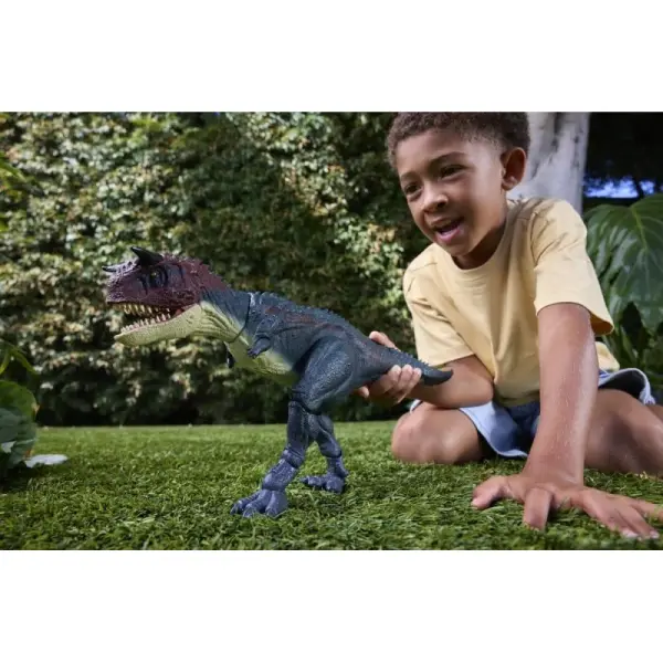 Jurassic World: Survival - Figurine Charge 'N Chomp Carnotaurus