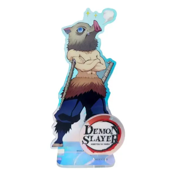 Demon Slayer: Kimetsu no Yaiba - Figurine acrylique Inosuke Holographic 16 cm