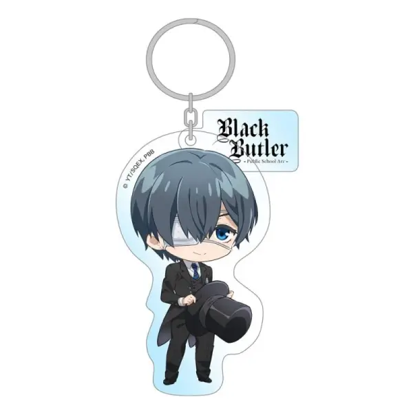 Black Butler: Public School Arc - Porte-clés Pink Ciel 7 cm