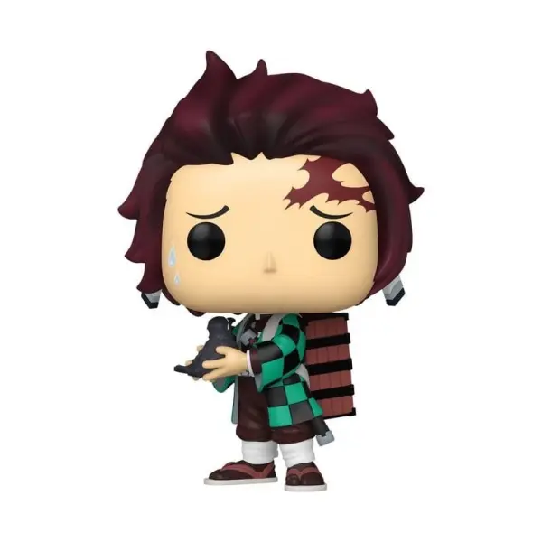 Demon Slayer: Kimetsu no Yaiba - Figurine POP! Tanjiro w/Crow 9 cm