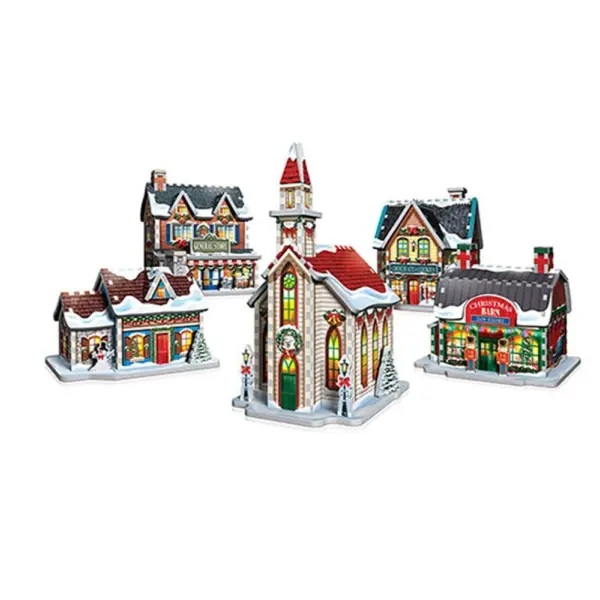 Puzzle 3D Monument - Village de Noël 116 Pièces