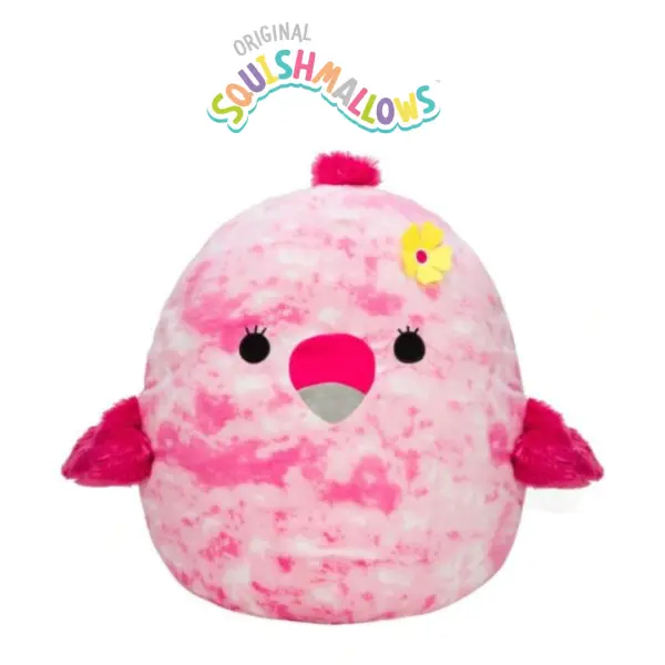 SQUISHMALLOW - COOKIE LE FLAMANT ROSE 50CM