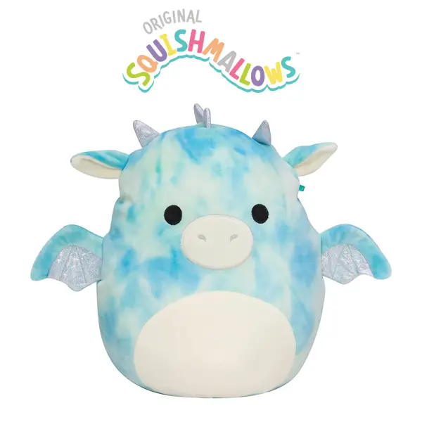SQUISHMALLOW - PELUCHE SKY BLUE LE DRAGON 30CM