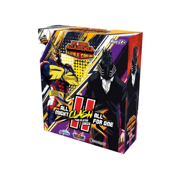 MY HERO ACADEMIA - CARTE COFFRET ALL MIGHT VS ALL FOR ONE ANGLAIS
